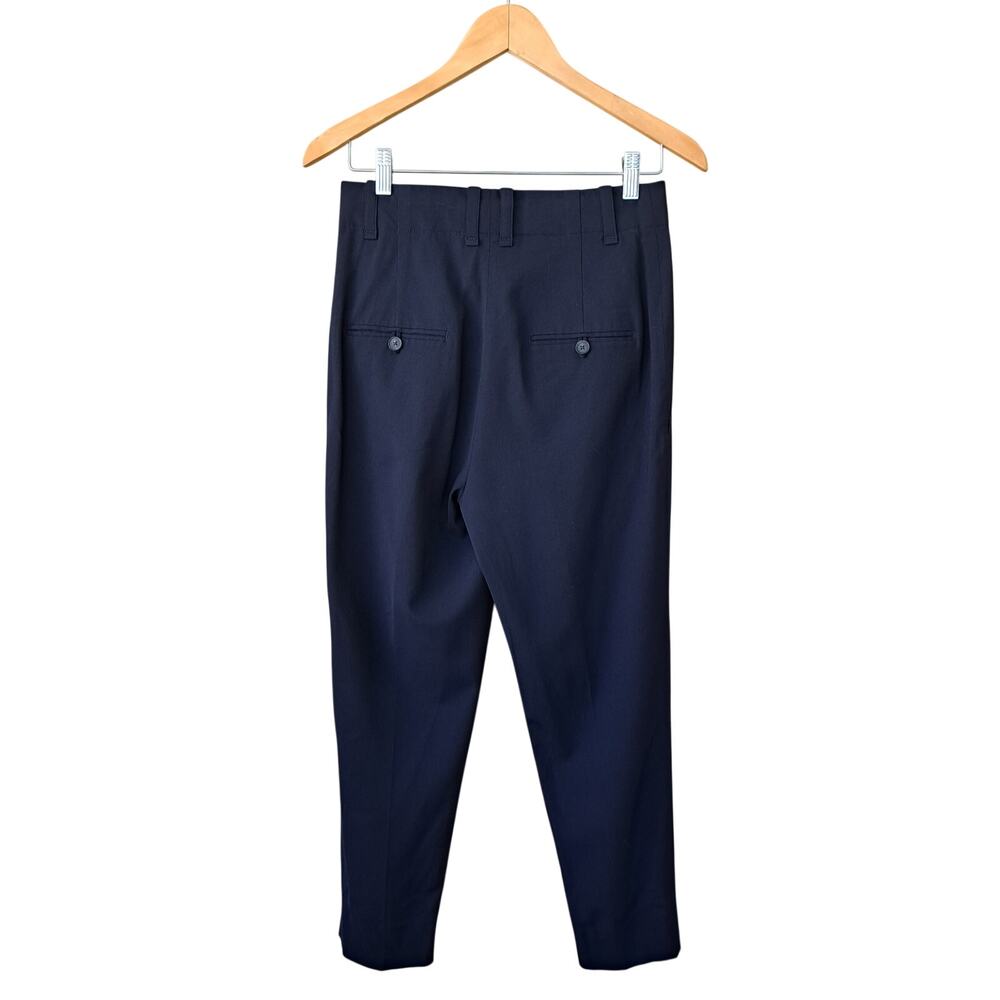 VINCE Carrot Tapered Leg Cropped Ankle Trouser Pants Deep Navy Blue Size 2 - Picture 3 of 8